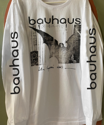 Bauhaus - Bela Lugosi's Dead - White LongSleeve Tshirt