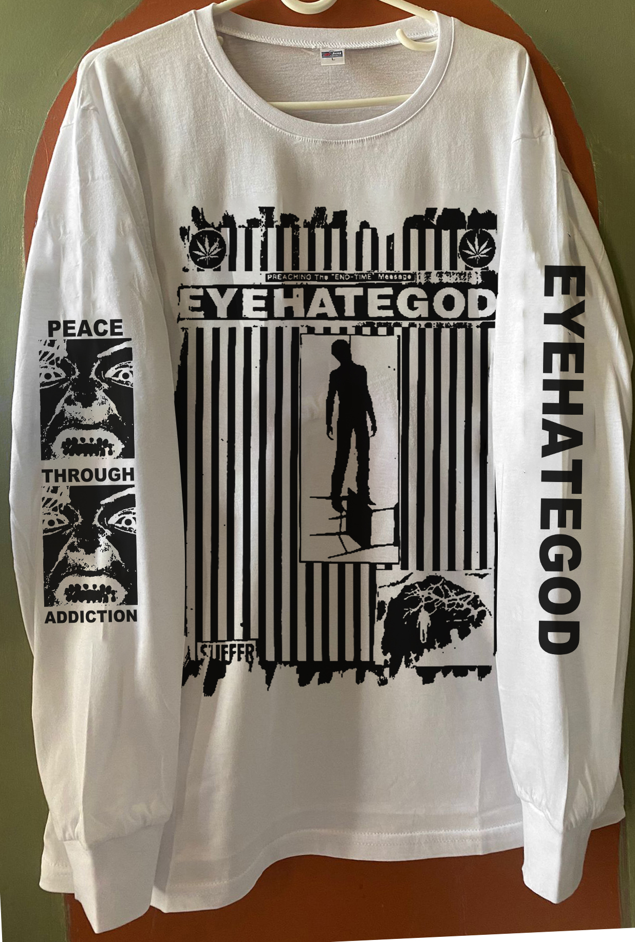 Eyehategod - End-Time - White Longsleeve Tshirt