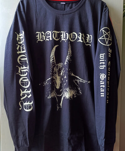 Bathory - Bathory - Longsleeve - Tshirt (Cream color print)