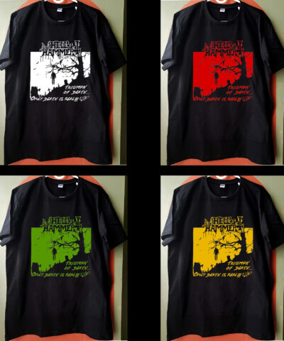 Hellhammer - Triumph of Death - Black Tshirt 4 colors Options