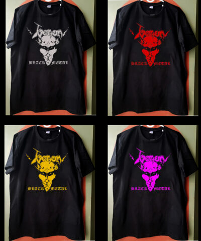 Venom - Black Metal - Black Tshirt - 4 colors Options