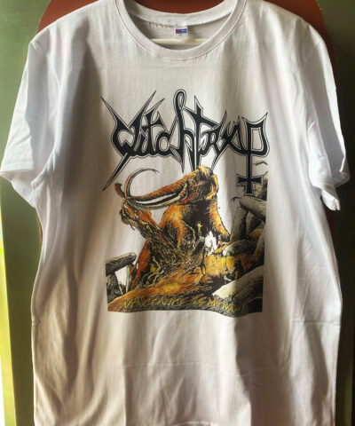 Withctrap- Vengeance is Mine - White Tshirt