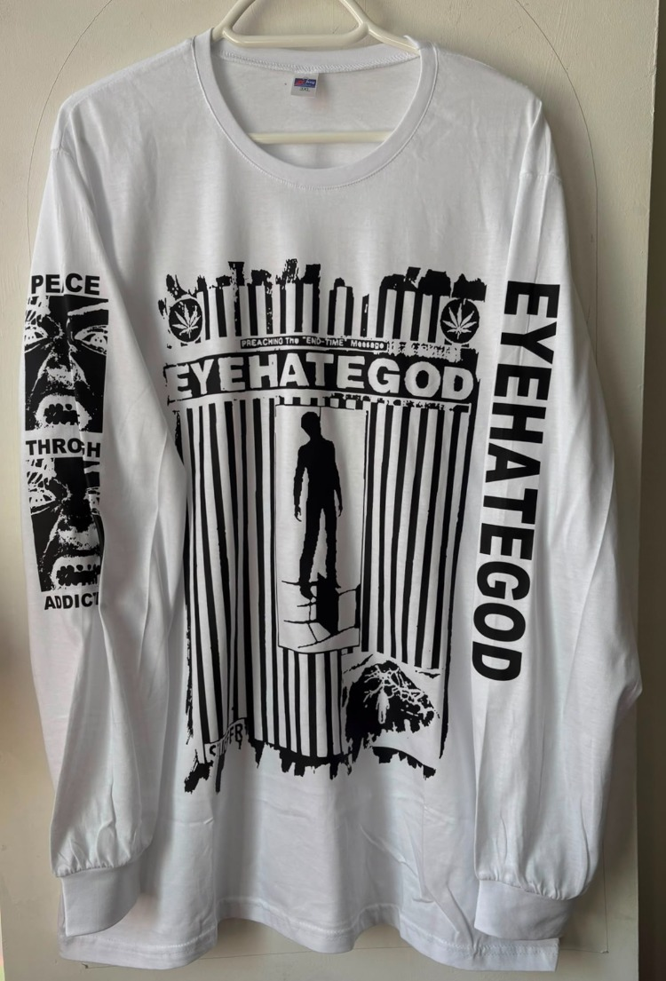 Eyehategod - End-Time - White Longsleeve Tshirt