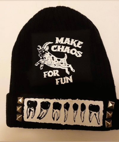 Beret  with Make Chaos for Fun patch