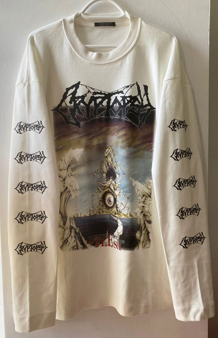 Cryptopsy - Blasphemy Made Flesh - White LongSleeve Tshirt