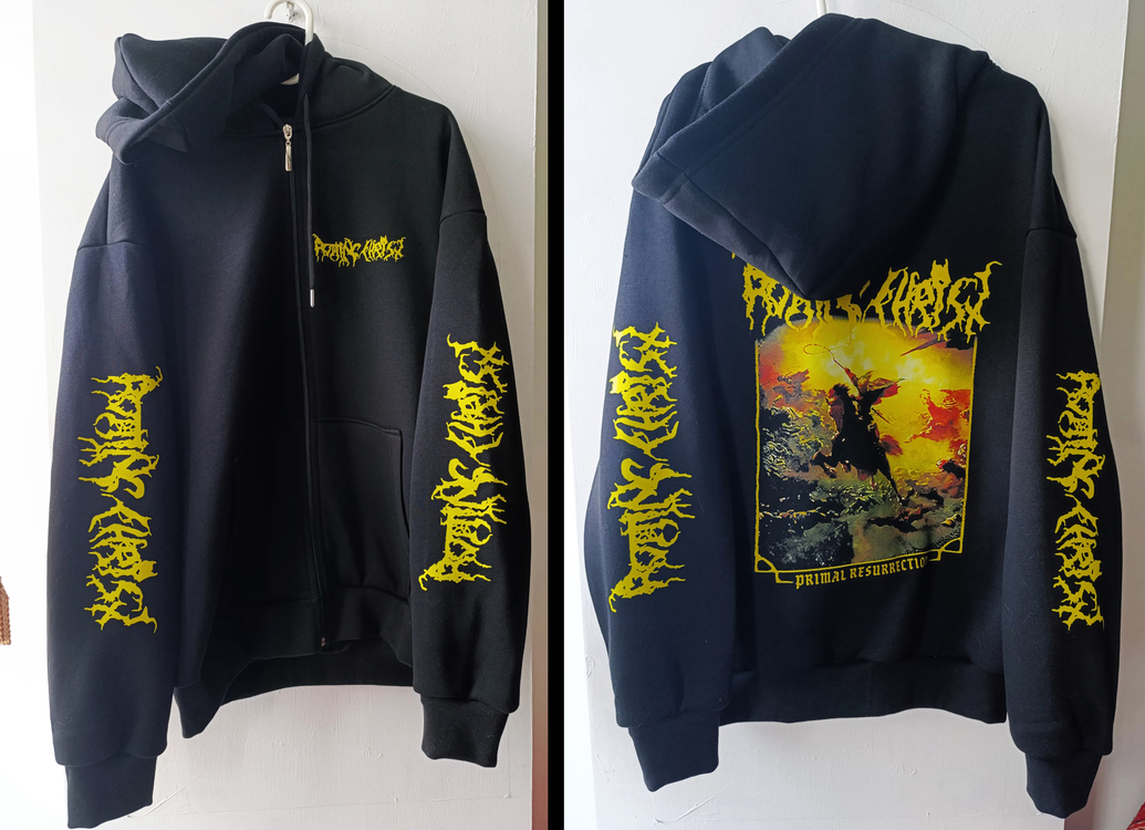 Rotting Christ - Primal Resurrection - Zipper Hoodie with Front - Back - Arm Print