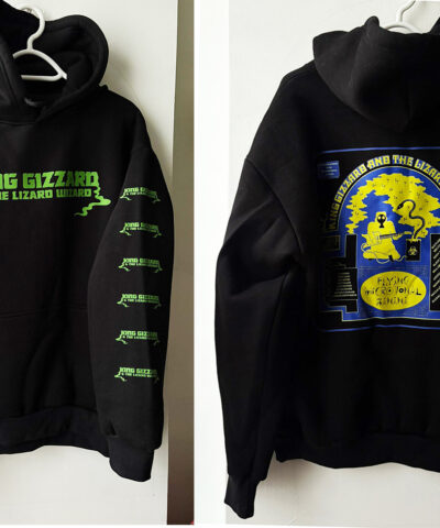 King Gizzard & the Lizard Wizard - Logo - Hoodie with Back Print