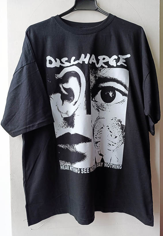 Discharge - Hear Nothing, See Nothing, Say Nothing - Tshirt with Back Print