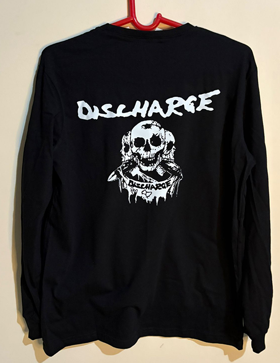 Discharge - Hear Nothing See Nothing - LongSleeve Tshirt with back print - Image 2