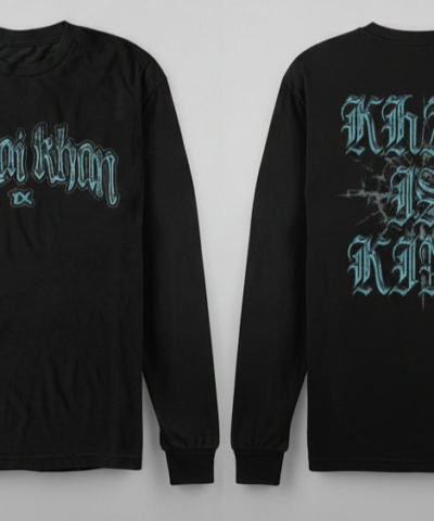 Kublai Khan - LongSleeve Tshirt with Back Print