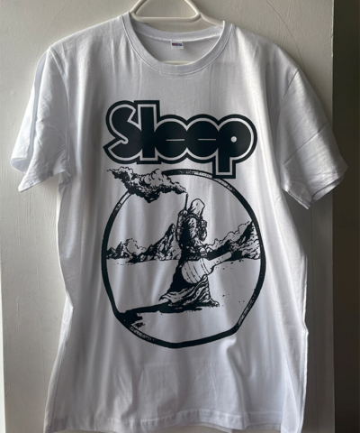 Sleep - Lungsman - White Tshirt with Back Print