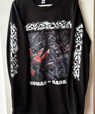 Dystopia - Human Garbage - LongSleeve Tshirt with Back Print