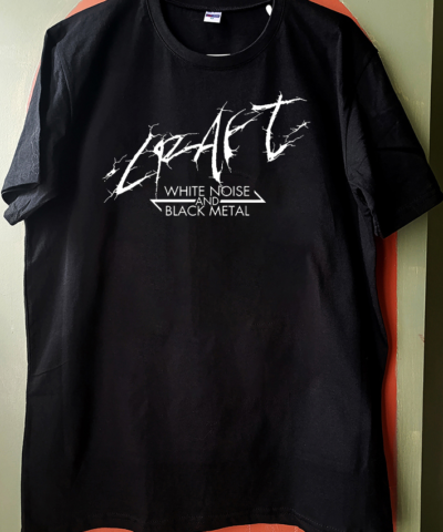 Craft - White Noise and Black Metal - Tshirt with Back Print Option