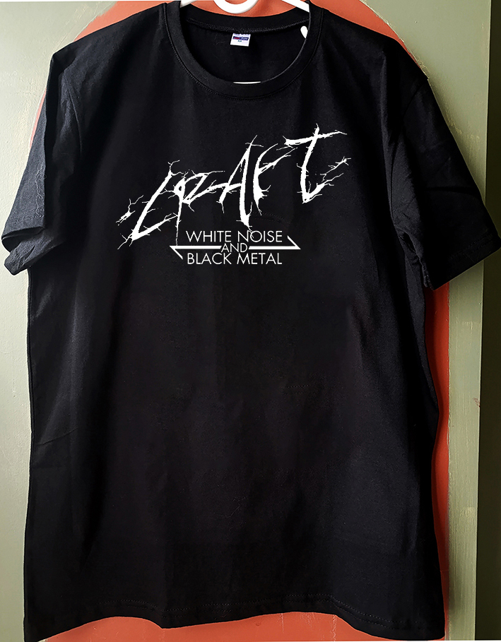Craft - White Noise and Black Metal - Tshirt with Back Print Option
