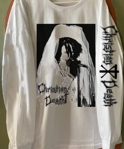 Christian Death - White LongSleeve Tshirt