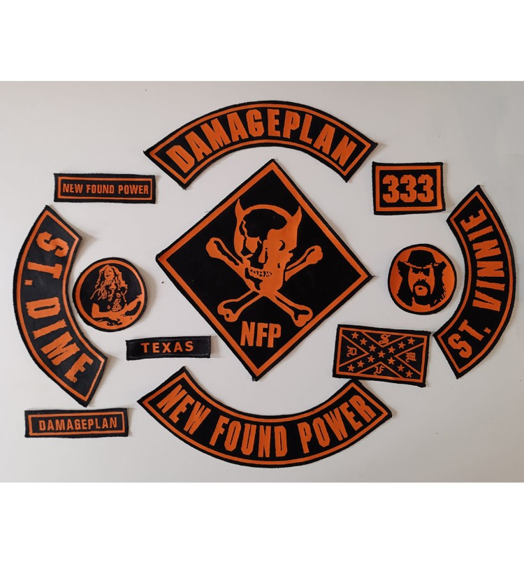 Damageplan - New Found Power Patch set (12 pcs)