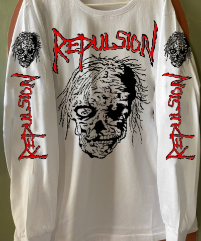 Repulsion – White LongSleeve Tshirt
