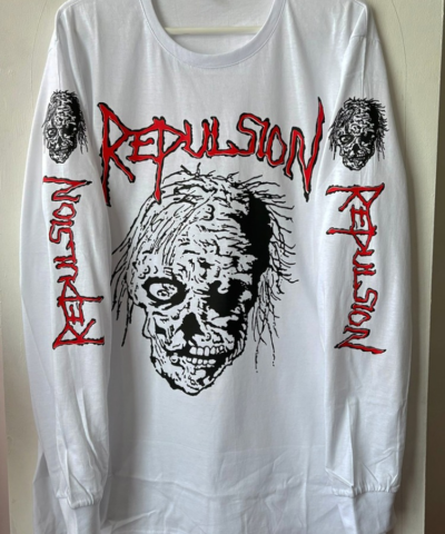 Repulsion – White LongSleeve Tshirt