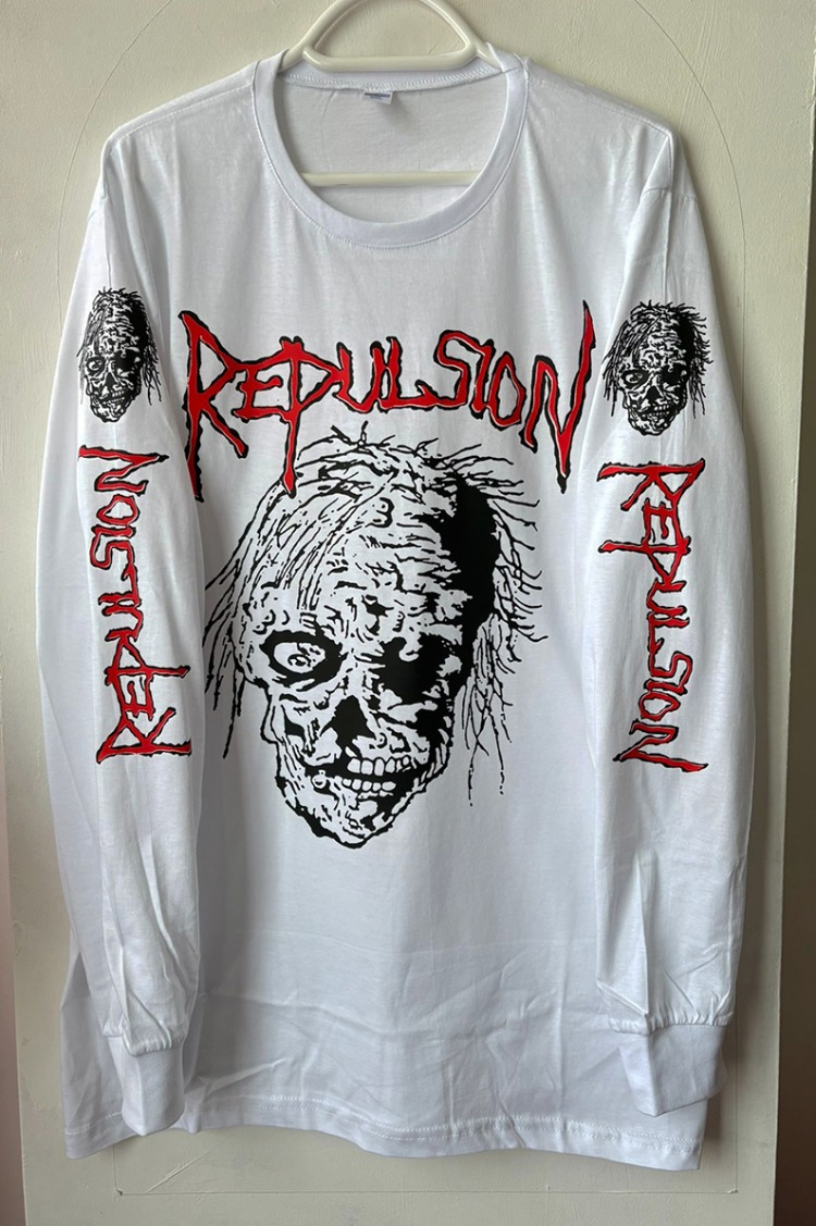 Repulsion – White LongSleeve Tshirt