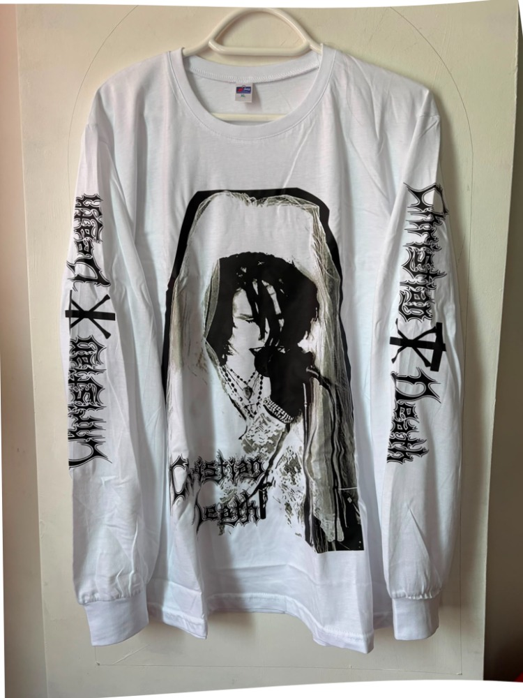 Christian Death - White LongSleeve Tshirt