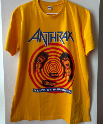 Anthrax - State of Euphoria - Yellow Tshirt