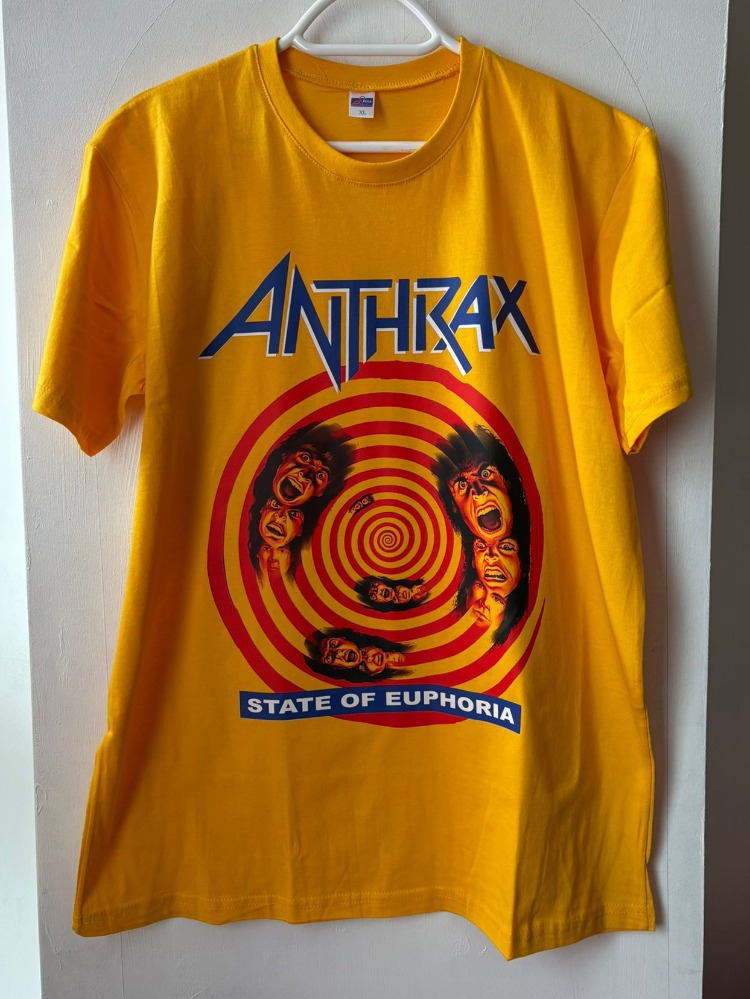 Anthrax - State of Euphoria - Yellow Tshirt