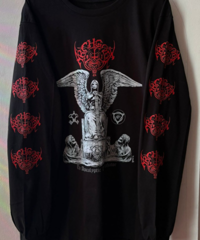 Archgoat - The Apocalyptic Triumphator  - Red Logo LongSleeve Tshirt