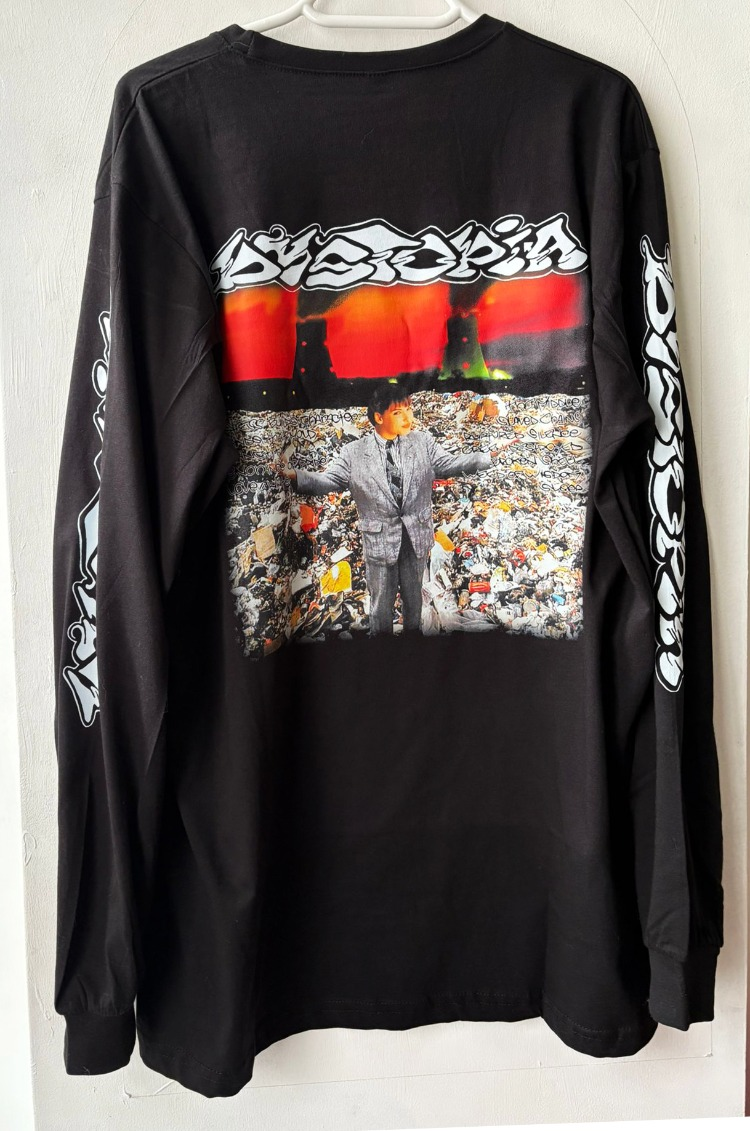 Dystopia – Human Garbage - LongSleeve Tshirt - Image 2