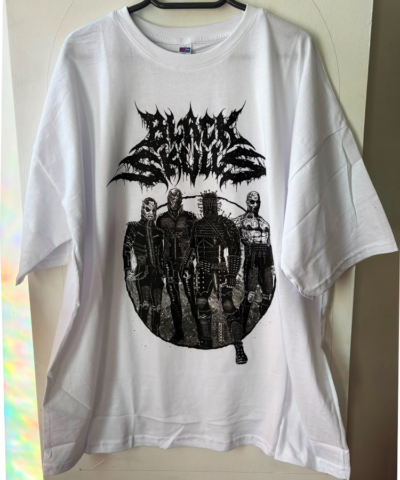 Black Skulls - White Tshirt