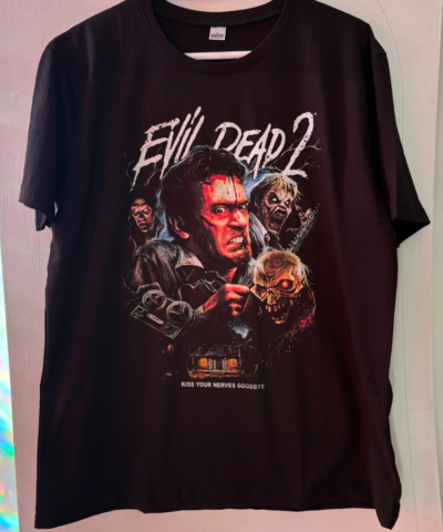 Evil Dead 2 - White Logo - Tshirt